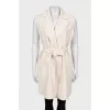 Wool vest with wrap