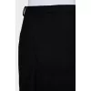 Wool A-line skirt