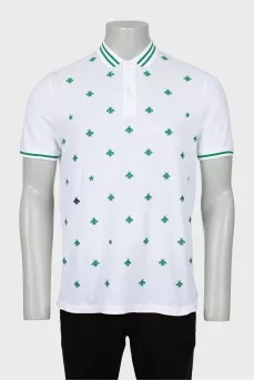 Men's printed polo shirt