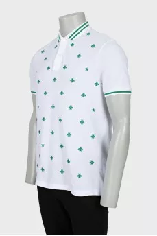 Men's printed polo shirt