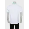 Men's printed polo shirt