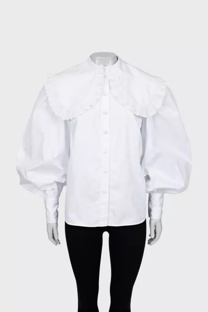White collared shirt