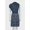 Printed off-shoulder dress