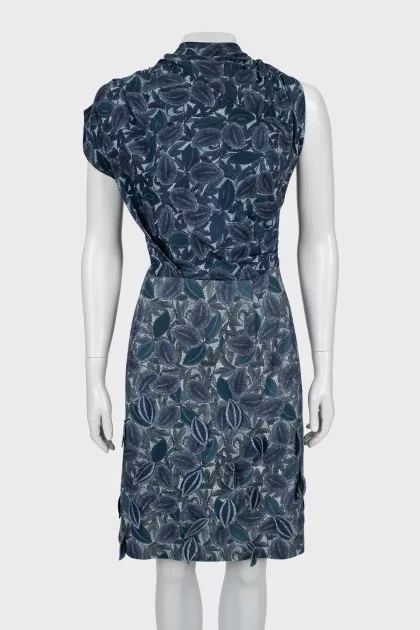 Printed off-shoulder dress