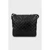 Men's bag with embossed print