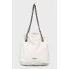Crush Leather Bucket Bag