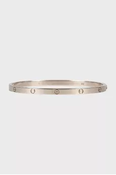 Love bracelet in white gold