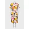 Floral fitted dress
