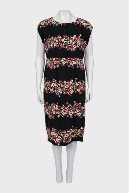 Short sleeve floral dress
