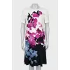 A-line dress with short sleeves