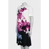 A-line dress with short sleeves