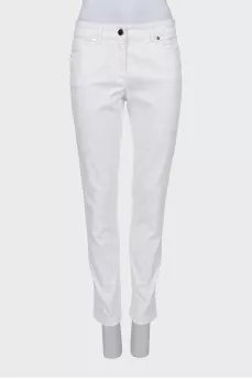Джинси slim fit в анімалістичний принт