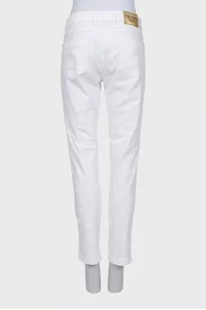 Джинси slim fit в анімалістичний принт