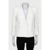White button down jacket