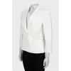 White button down jacket
