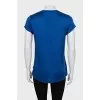 A-line blouse with short sleeves