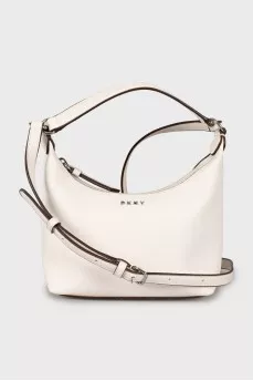 Faux leather crossbody bag