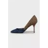 Animal print suede shoes