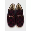 Men's insulated moccasins with print