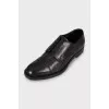 Men's insulated black shoes