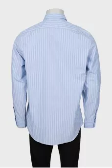 Men's striped loose fit shirt