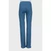 Mid-rise flared jeans
