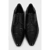 Men's shoes with almond toe