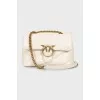 Quilted bag with gold logo