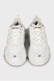 Кожаные кроссовки Triple S