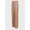Wool palazzo pants with tag