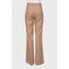 Wool palazzo pants with tag