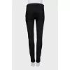 Printed skinny fit jeans