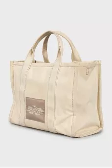 Tote bag with text print