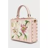 Rectangular bag decorated with flowers