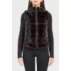 Jacket with a zipper with fur
