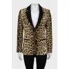 Animal print jacket
