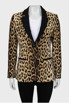 Animal print jacket
