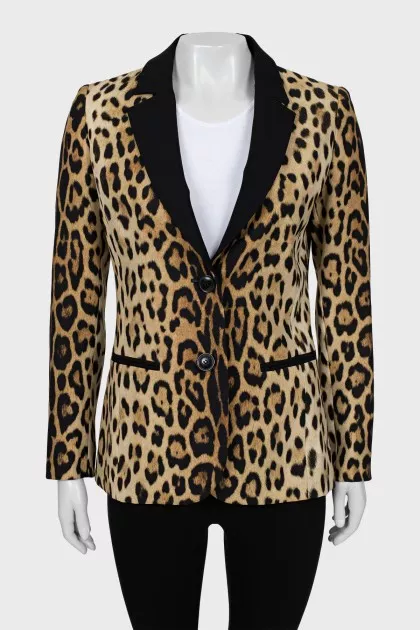 Animal print jacket