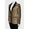 Animal print jacket