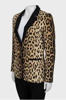 Animal print jacket