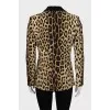 Animal print jacket