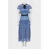 Ruffle Tie Woven Dress