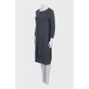 Slip dress with 3/4 sleeves