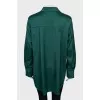 Oversized silk shirt