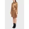 The dress is golden