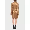 The dress is golden