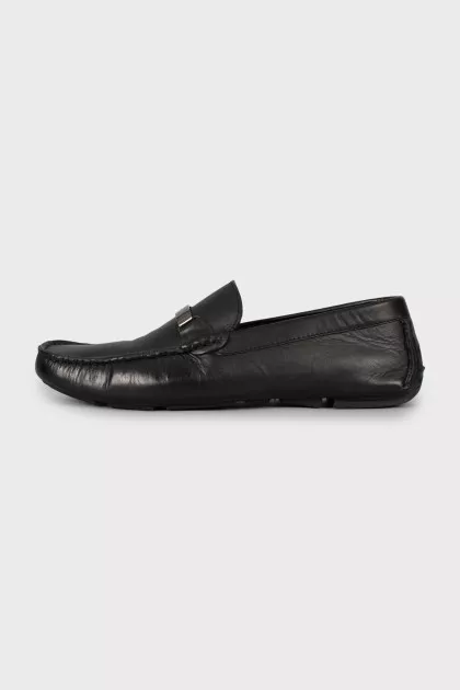 Men's leather moccasins