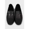 Men's leather moccasins