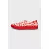 Men's sneakers in text print