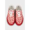 Men's sneakers in text print